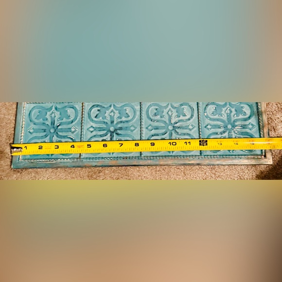 New Hand crafted vintage tin mirror - Picture 6 of 6